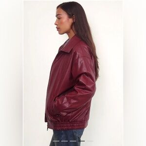 Cavita Jacket in burgundy Motel Rocks
